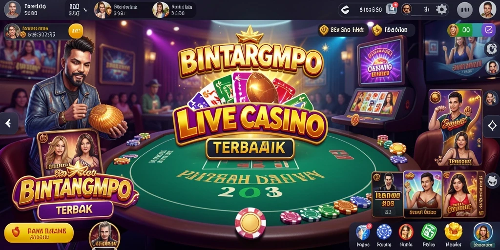 Gameplay Live Casino BINTANGMPO yang menegangkan dan interaktif.