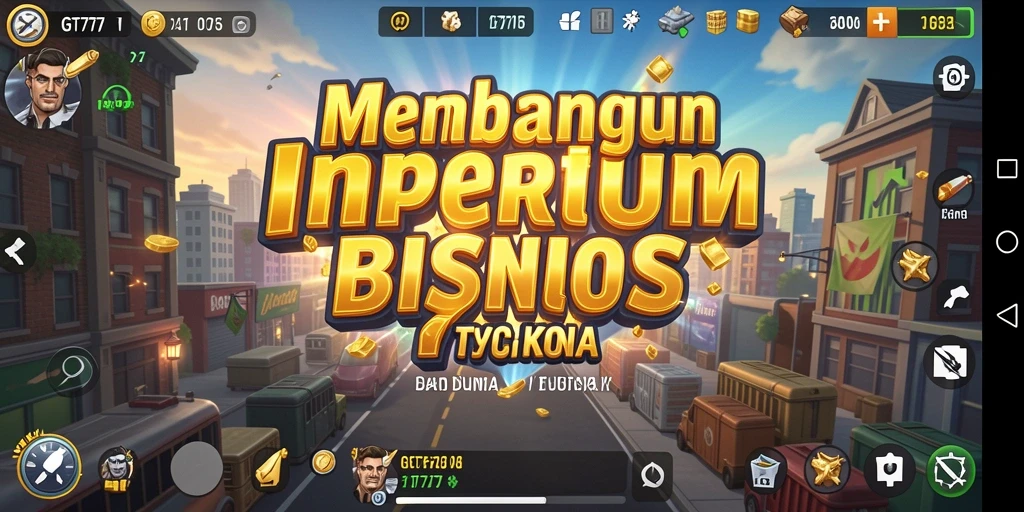 Screenshot GT777 menunjukkan gameplay seru saat membangun bisnis Tycoon.