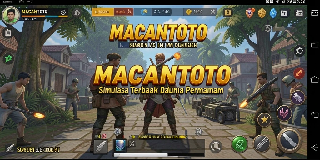 Tampilan gameplay menarik dan imersif dari MACANTOTO.