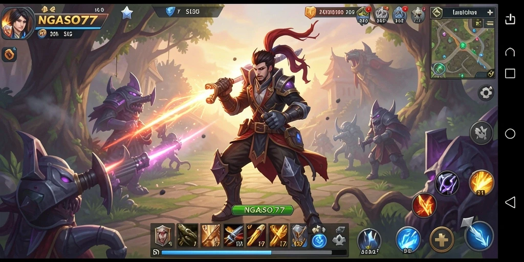 Tampilan gameplay seru dalam NGASO77 dengan strategi cerdas.