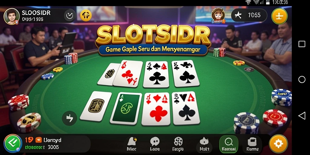 Tampilan gameplay SLOTSIDR yang seru dan menarik.
