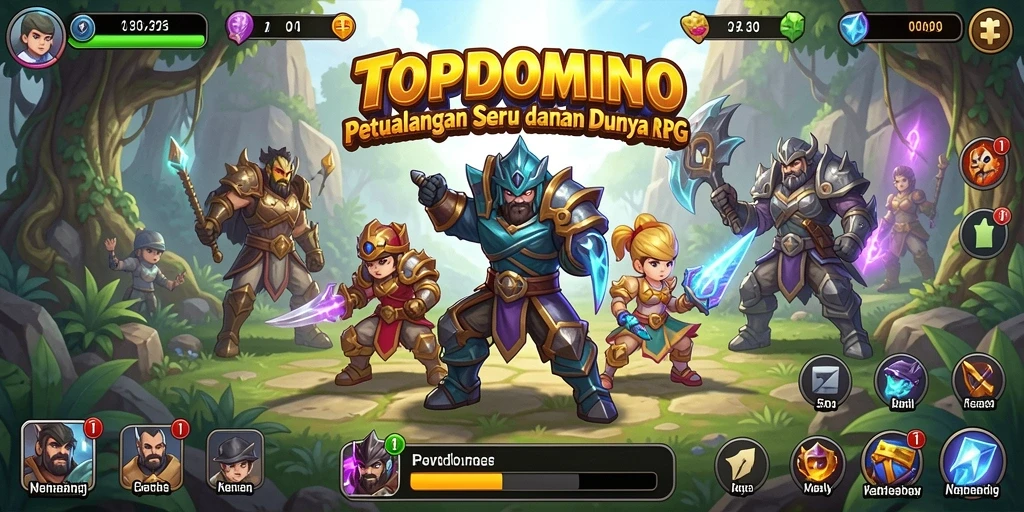 Gameplay seru dan menantang di dalam TOPDOMINO.