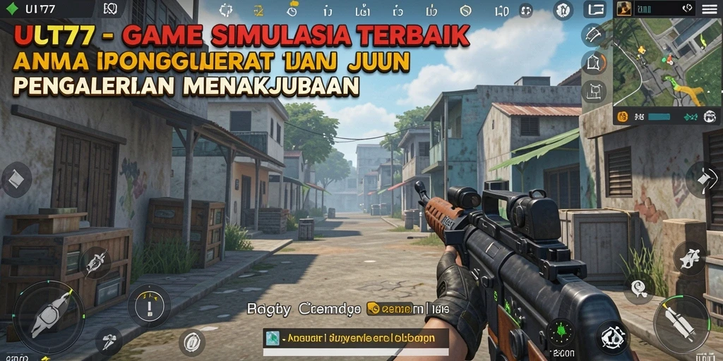 Screenshot gameplay UT77 menampilkan aksi simulasi yang mendebarkan.